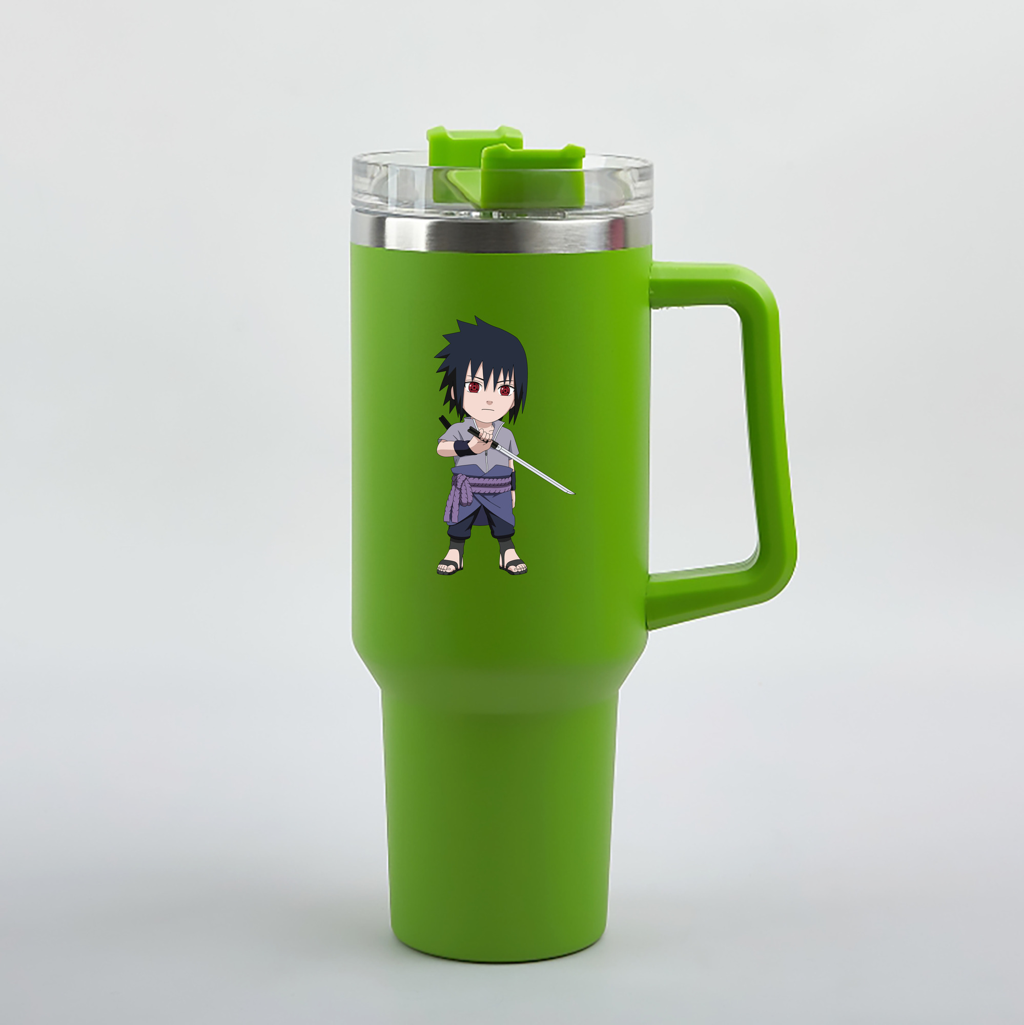 （画像用） NARUTO -ナルト- うちは サスケ Uchiha Sasuke 1200mL車用タンブラー（カラープリント）